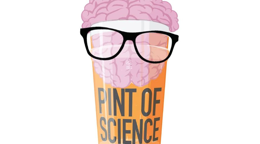 Pint of Science logo.