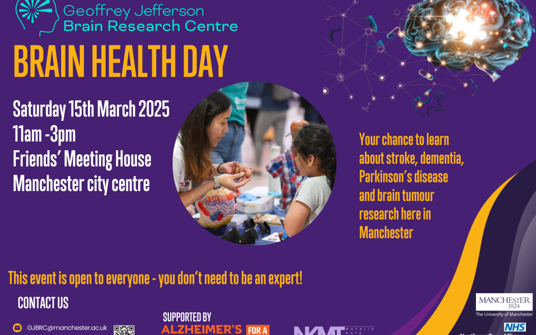 Join us for Brain Health Day on Saturday 15 March 2025