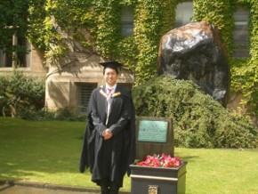 Daniel at his graduation.